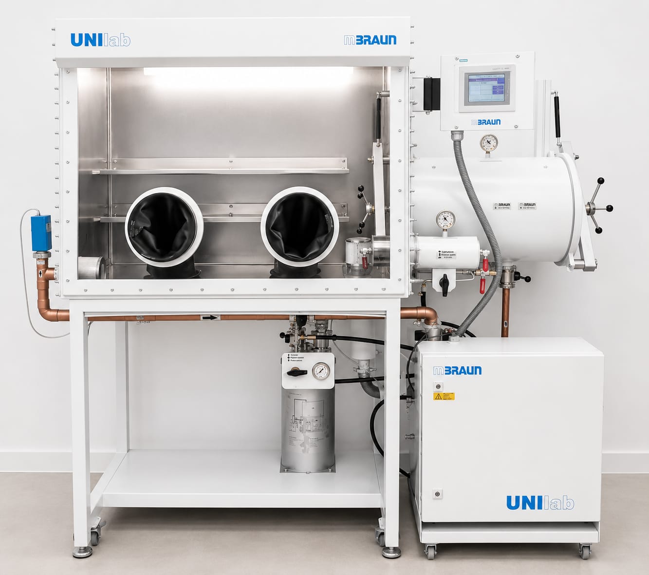 MBraun Unilab gebrauchte Glovebox mit 2 Handschuhen