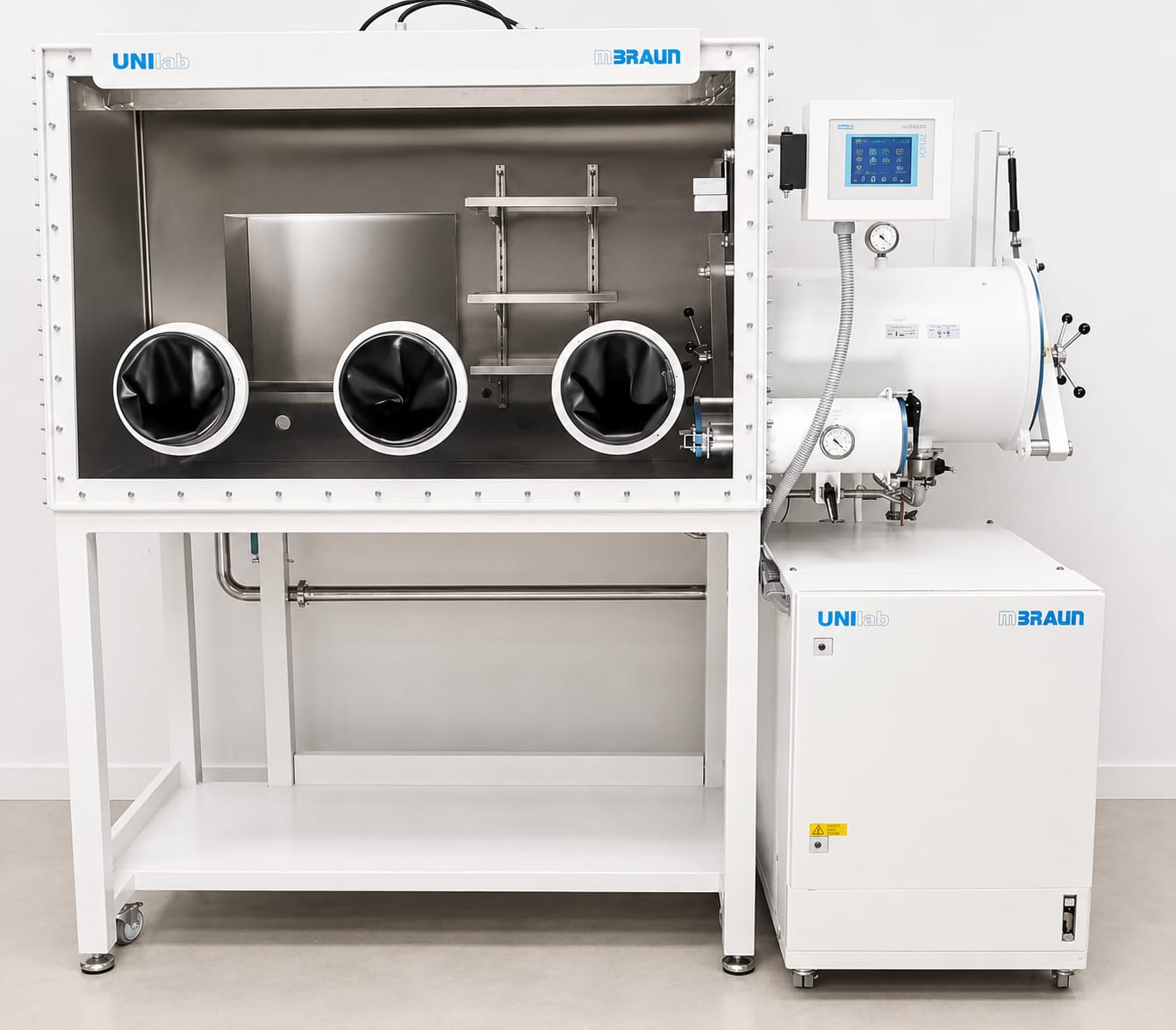 MBraun Unilab gebrauchte Glovebox mit 3 Handschuhen